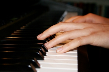 Let's face it ... when most of think of "Music Instruction", the first thing that comes to mind is Piano lessons and practicing scales on the piano!  Even those of us who went on to play other instruments often start with those 88 keys.  This photo was taken by Kym McLeod of Cann River in Victoria, Australia.